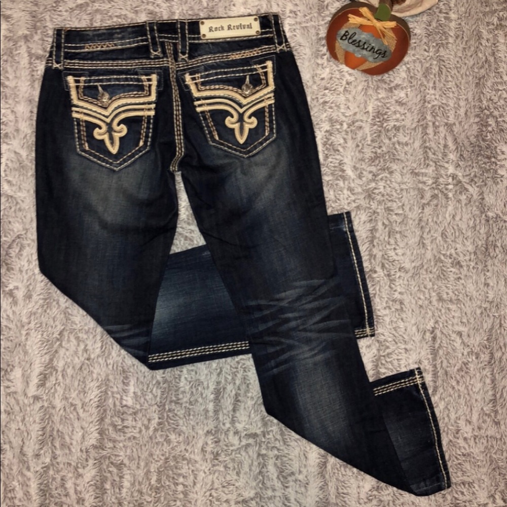 🌸Rock Revival Buckle🌸 Size 27/30 Kai Boot Jean🌸